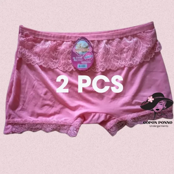elegant all day comfort 2 piece lace panty 🌸