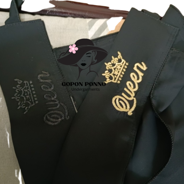 black embroidered nekab hijab – premium cotton, stylish & comfortable for women